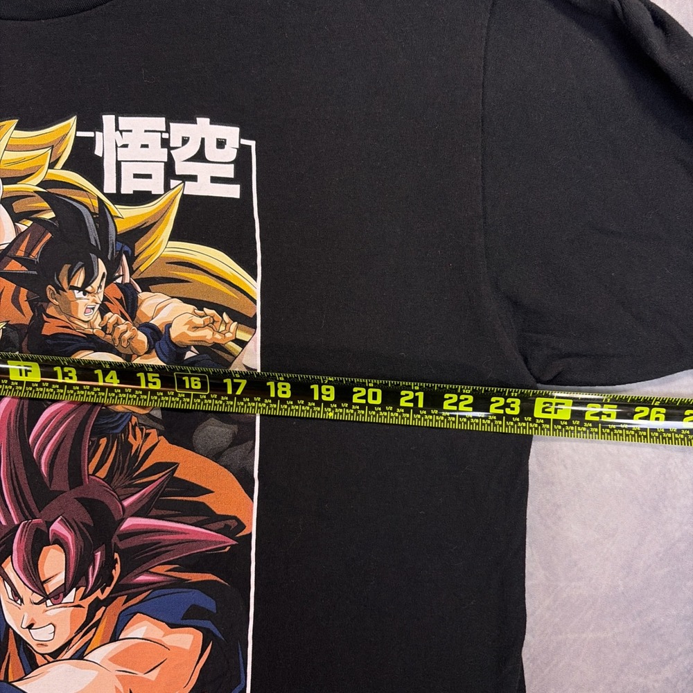 Dragon Ball Super Goku Graphic T-Shirt Mens XL Black Anime Short Sleeve Tee - Picture 5 of 6
